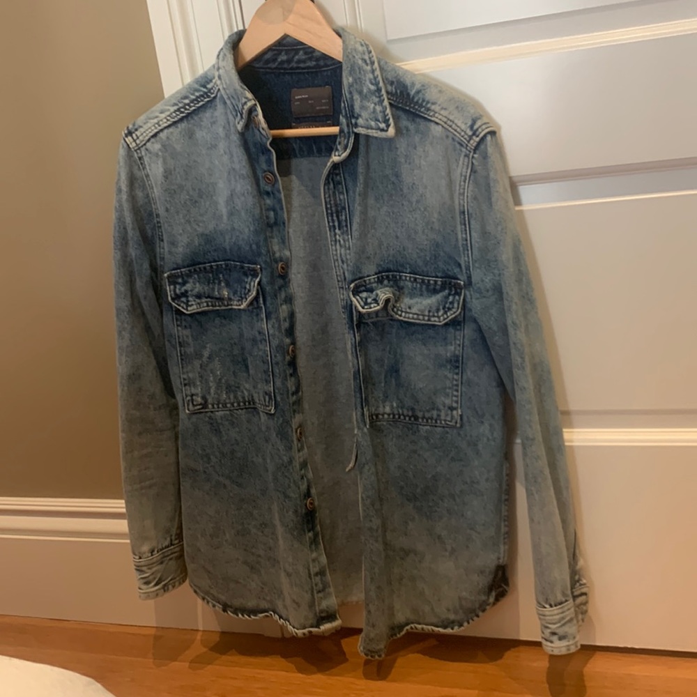 Zara jean over-shirt